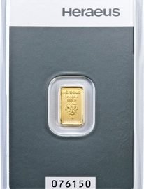 1 Gram Gold Bullion Bar