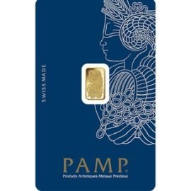 PAMP 1 Gram Gold Bar Minted