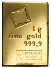 1 Gram Gold Bar CombiBar unit 1g